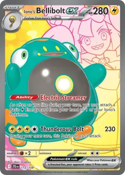 Iono's Bellibolt ex 「JTG 172/159」「EN」