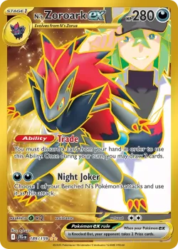 N's Zoroark ex 「JTG 189/159」「EN」