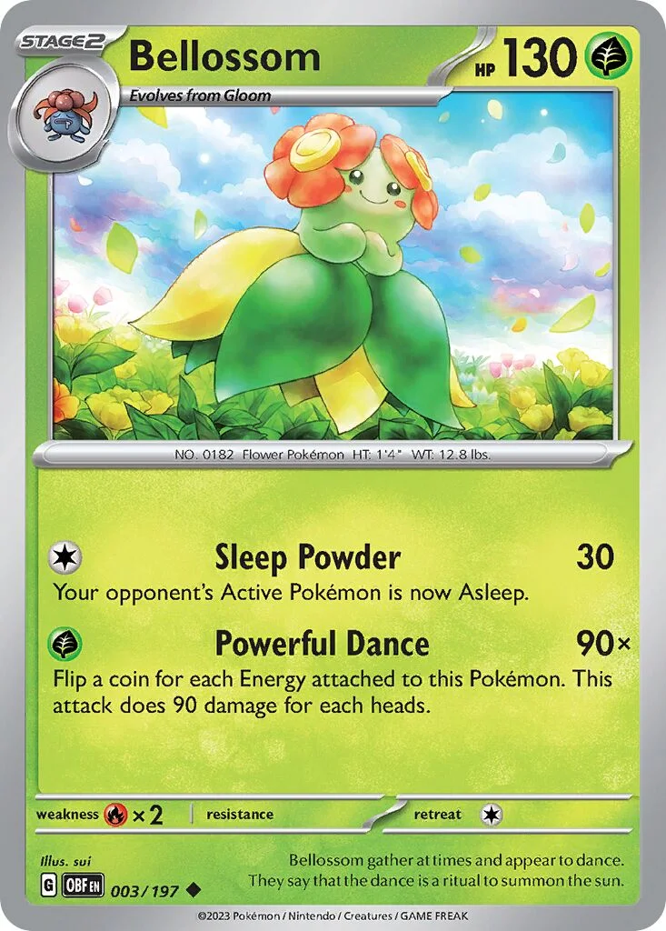 Bellossom 「OBF 003/197」「EN」