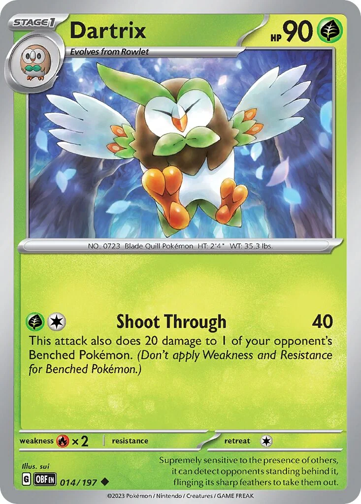 Dartrix 「OBF 014/197」「EN」