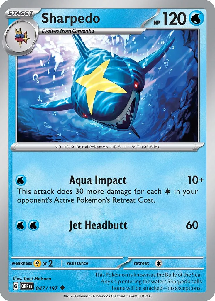 Sharpedo 「OBF 047/197」「EN」