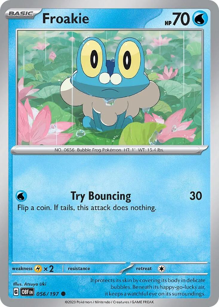Froakie 「OBF 056/197」「EN」
