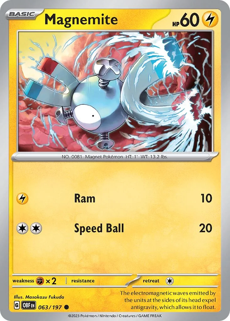 Magnemite 「OBF 063/197」「EN」