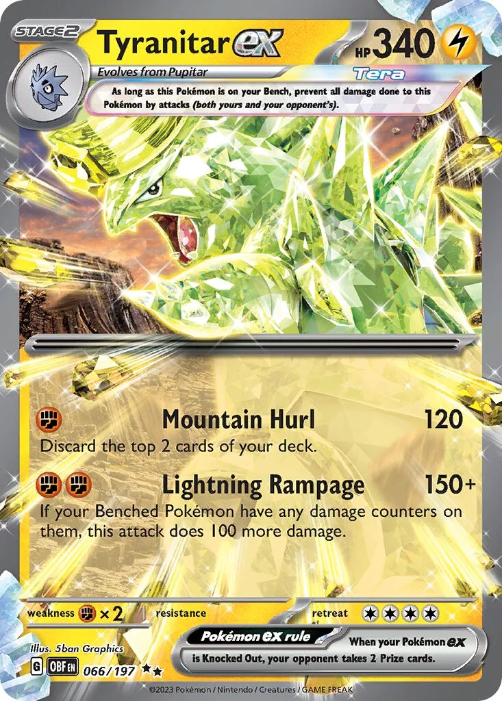 Tyranitar ex 「OBF 066/197」「EN」