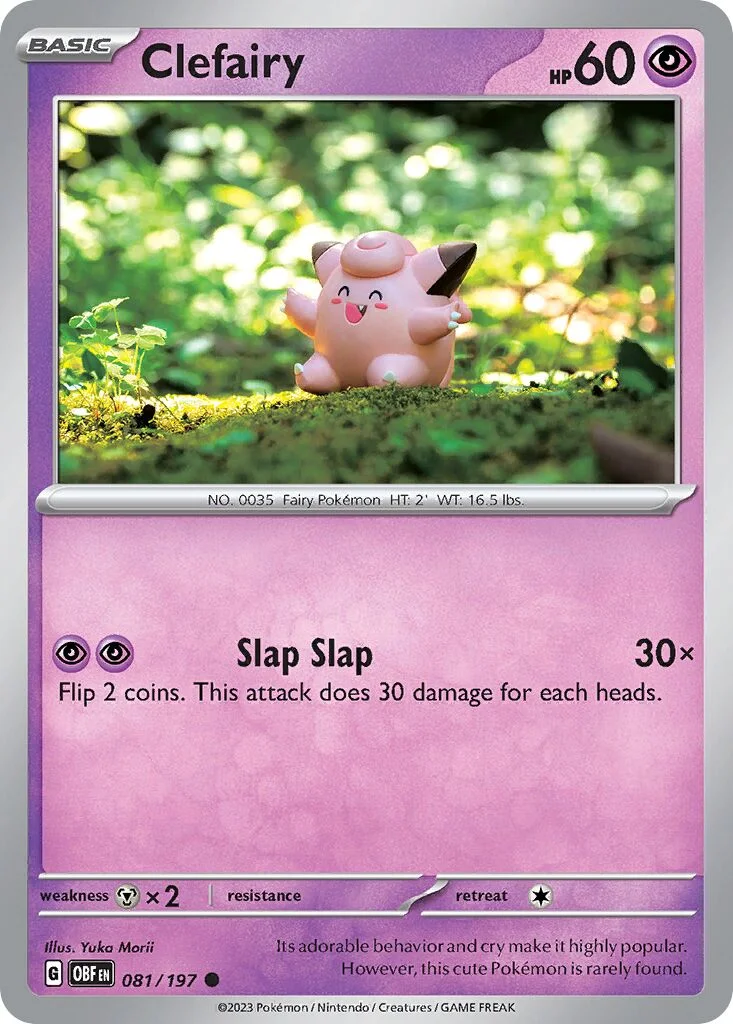 Clefairy 「OBF 081/197」「EN」