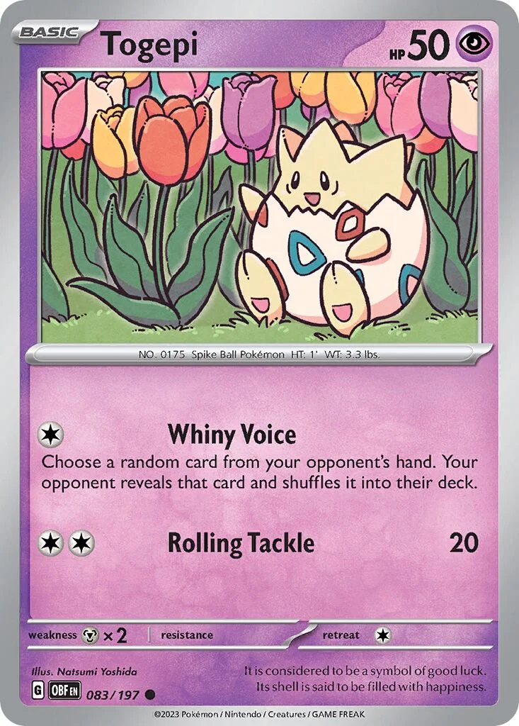 Togepi 「OBF 083/197」「EN」