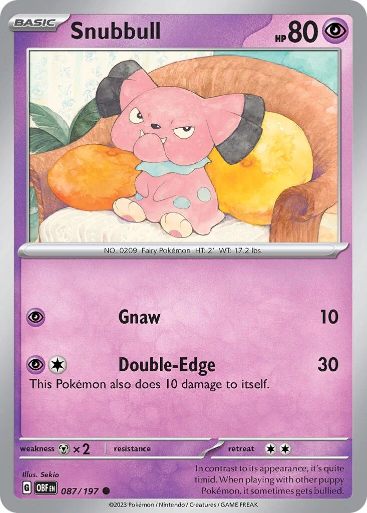 Snubbull 「OBF 087/197」「EN」