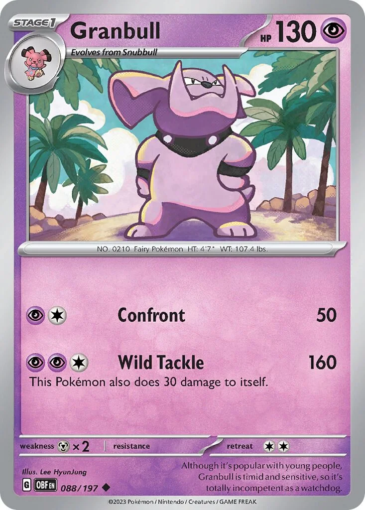 Granbull 「OBF 088/197」「EN」