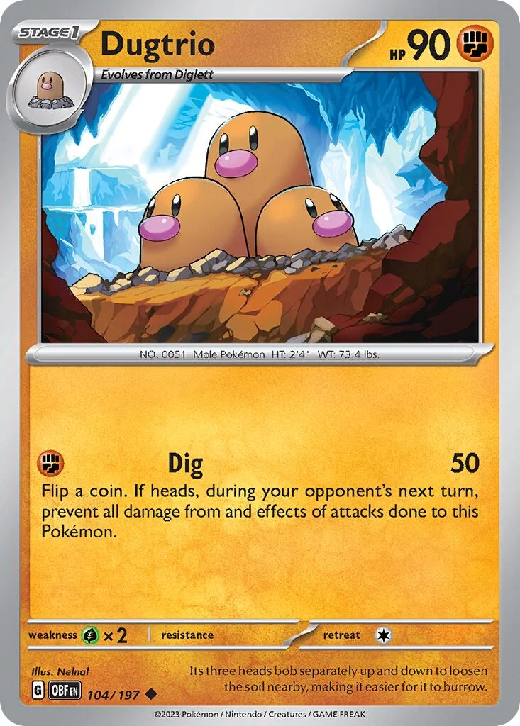 Dugtrio 「OBF 104/197」「EN」