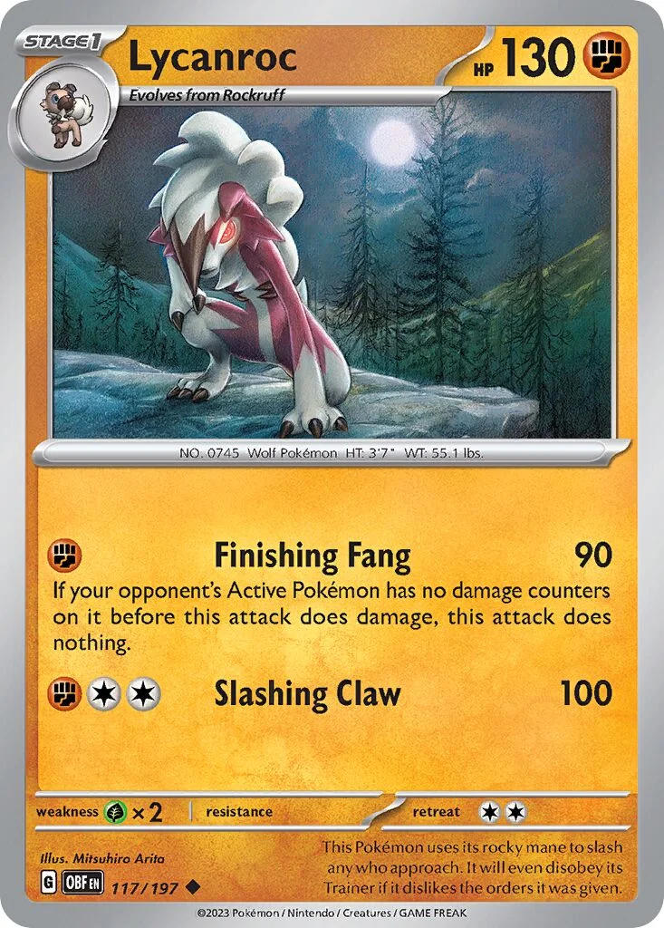 Lycanroc 「OBF 117/197」「EN」