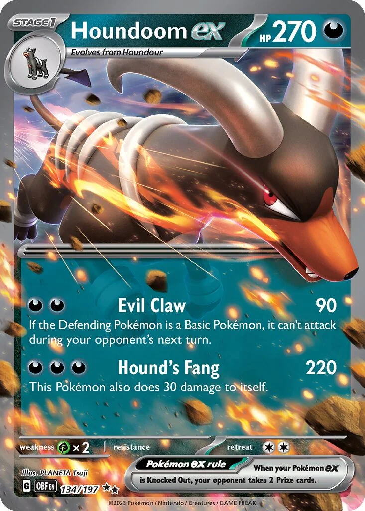 Houndoom ex 「OBF 134/197」「EN」