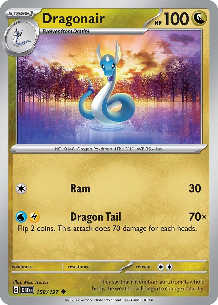 Dragonair 「OBF 158/197」「EN」
