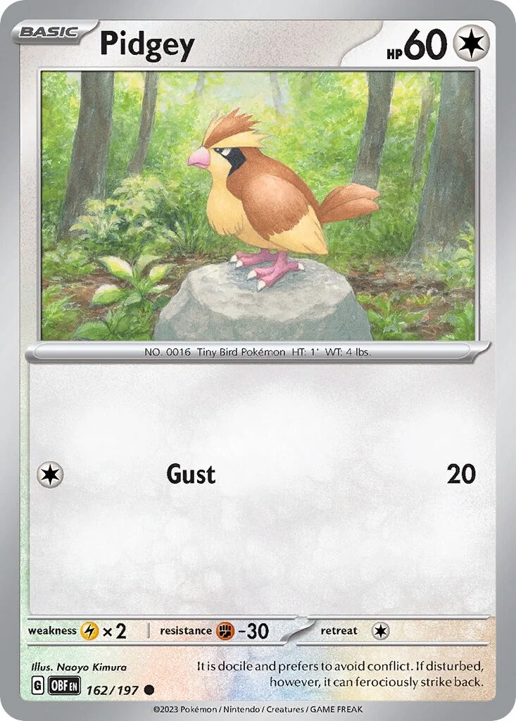 Pidgey 「OBF 162/197」「EN」