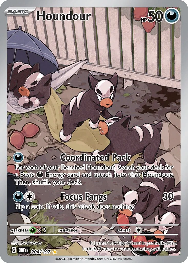 Houndour 「OBF 204/197」「EN」