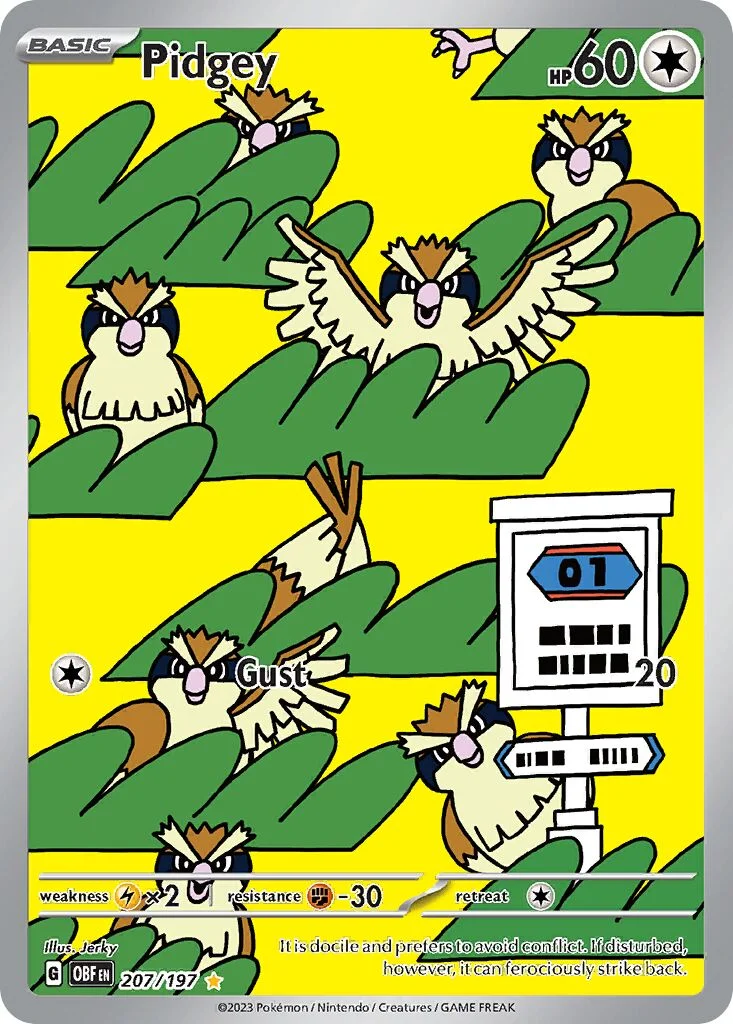 Pidgey 「OBF 207/197」「EN」