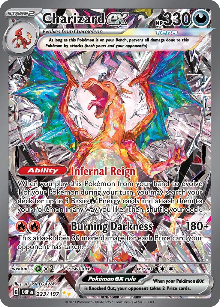 Charizard ex 「OBF 223/197」「EN」