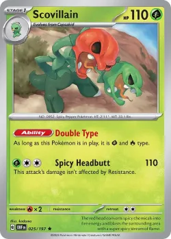 Scovillain #025/197 · Pokémon