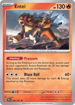 Entei #030/197 · Pokémon