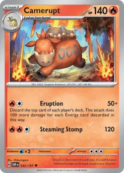 Camerupt #032/197 · Pokémon
