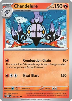 Chandelure #038/197 · Pokémon