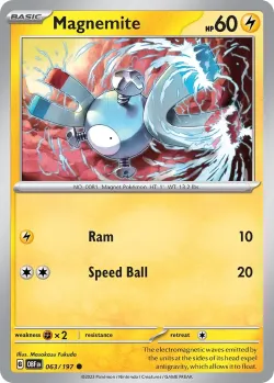 Magnemite #063/197 · Pokémon