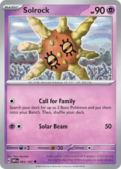 Solrock #093/197 · Pokémon