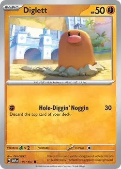 Diglett #103/197 · Pokémon