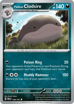Paldean Clodsire #128/197 · Pokémon