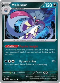 Malamar #138/197 · Pokémon