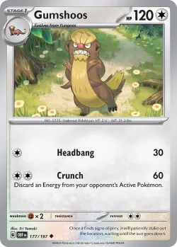 Gumshoos #177/197 · Pokémon