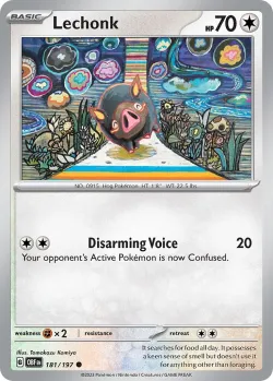 Lechonk #181/197 · Pokémon
