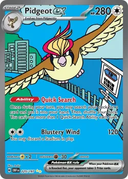 Pidgeot ex 「OBF 225/197」「EN」