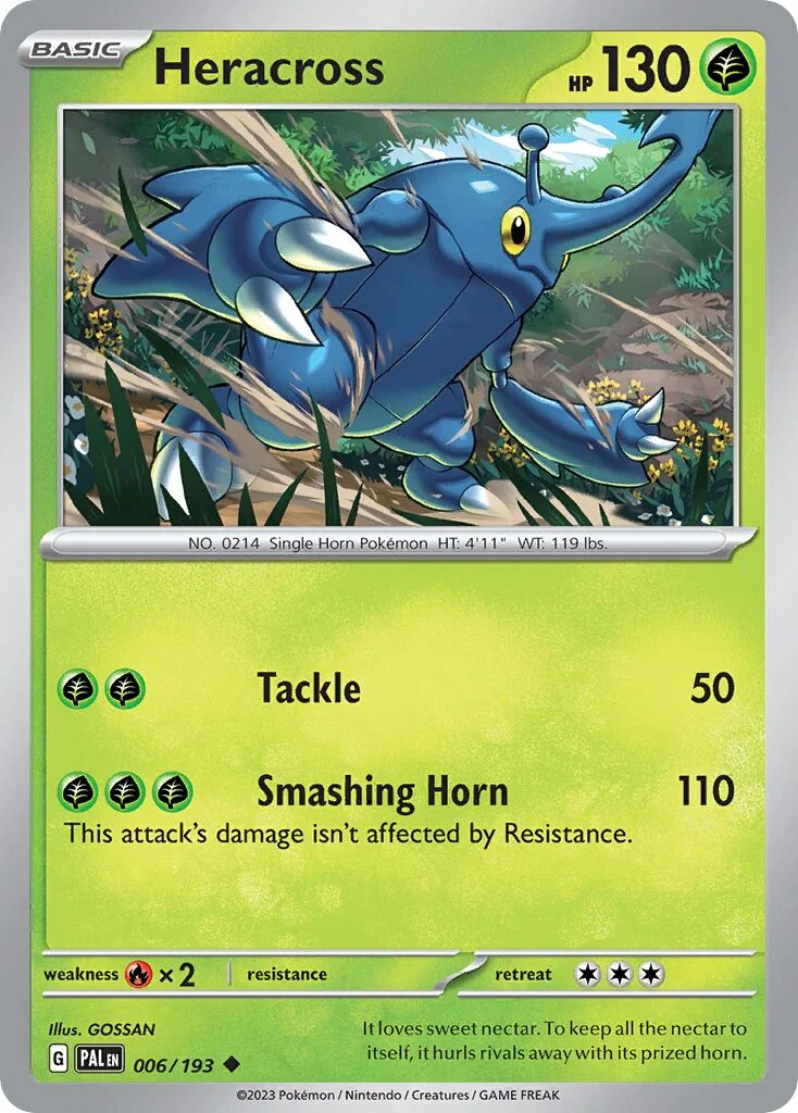 Heracross 「PAL 006/193」「EN」