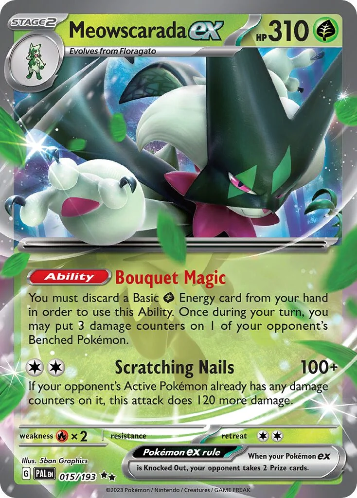 Meowscarada ex 「PAL 015/193」「EN」