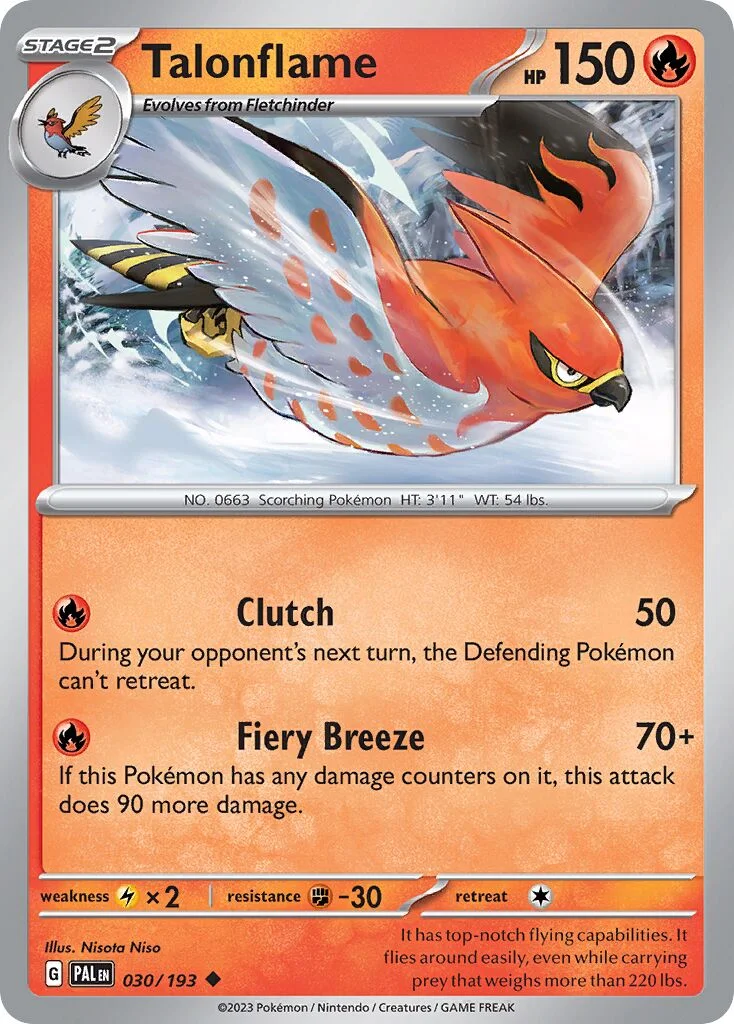 Talonflame 「PAL 030/193」「EN」