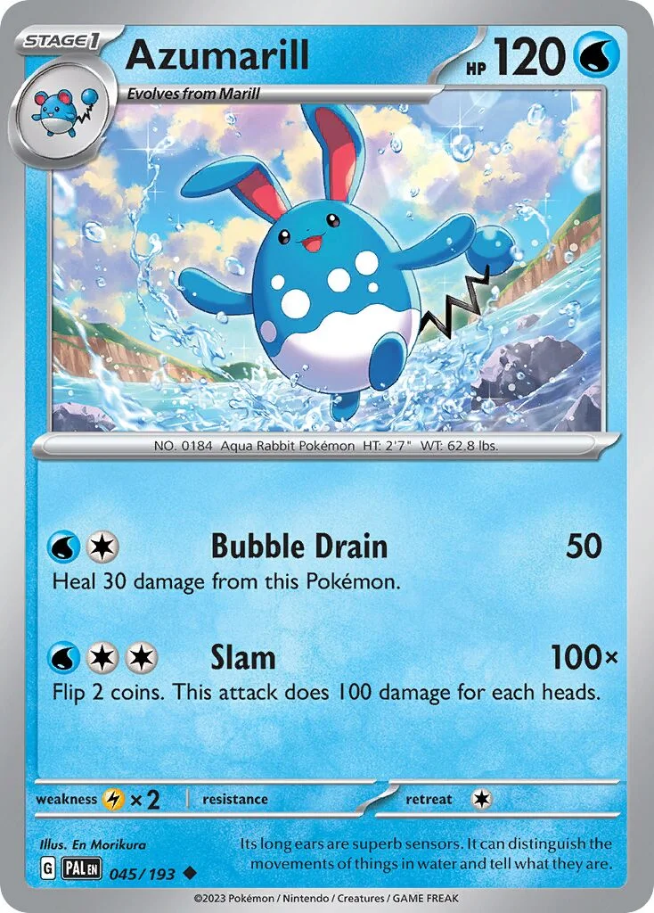 Azumarill 「PAL 045/193」「EN」