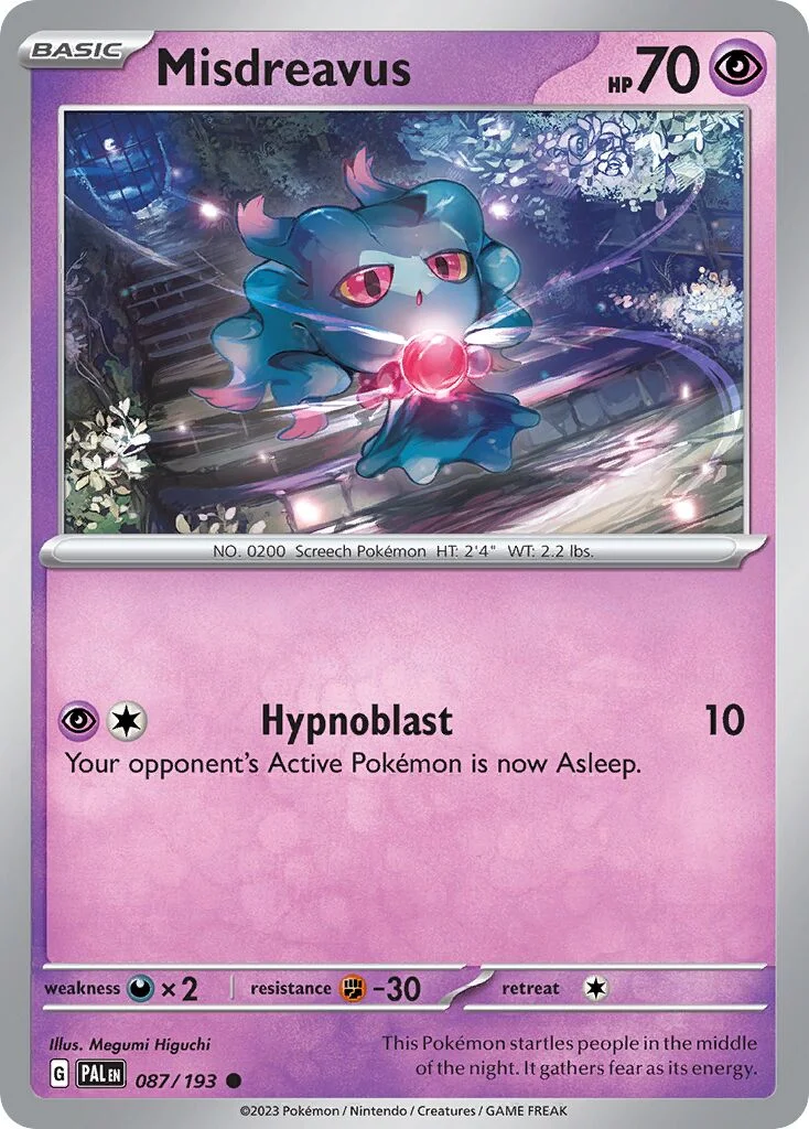 Misdreavus 「PAL 087/193」「EN」