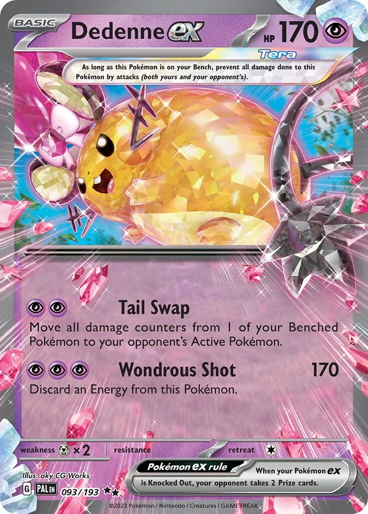 Dedenne ex 「PAL 093/193」「EN」