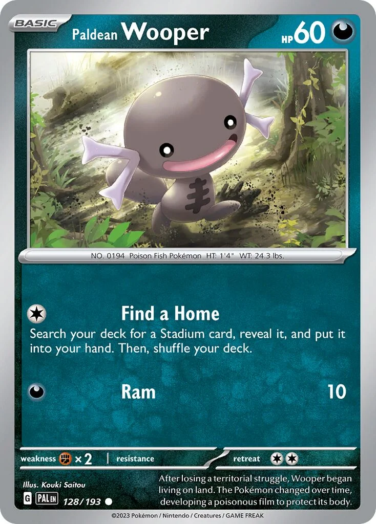 Paldean Wooper 「PAL 128/193」「EN」