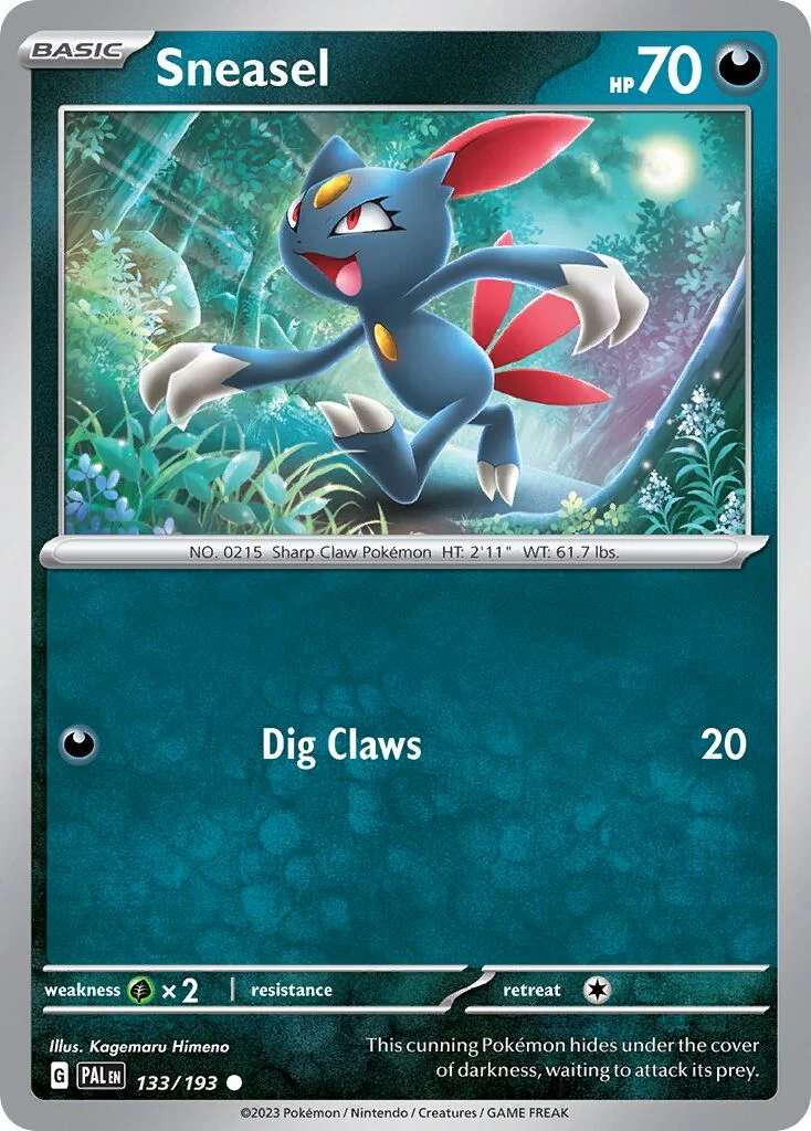 Sneasel 「PAL 133/193」「EN」