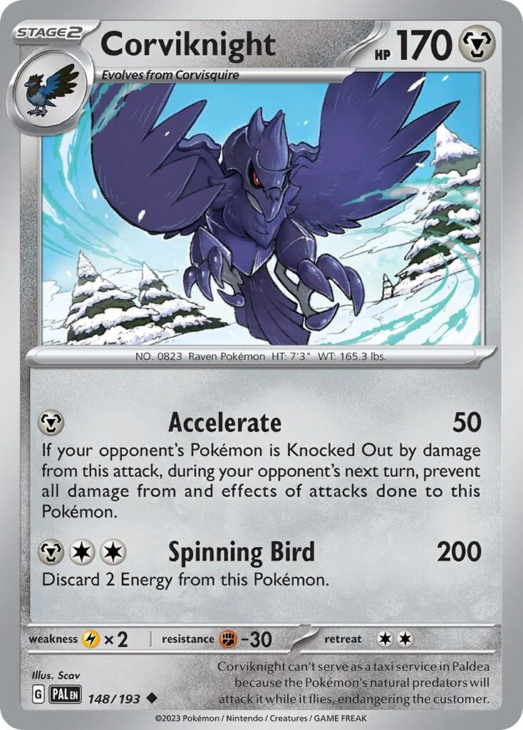 Corviknight 「PAL 148/193」「EN」