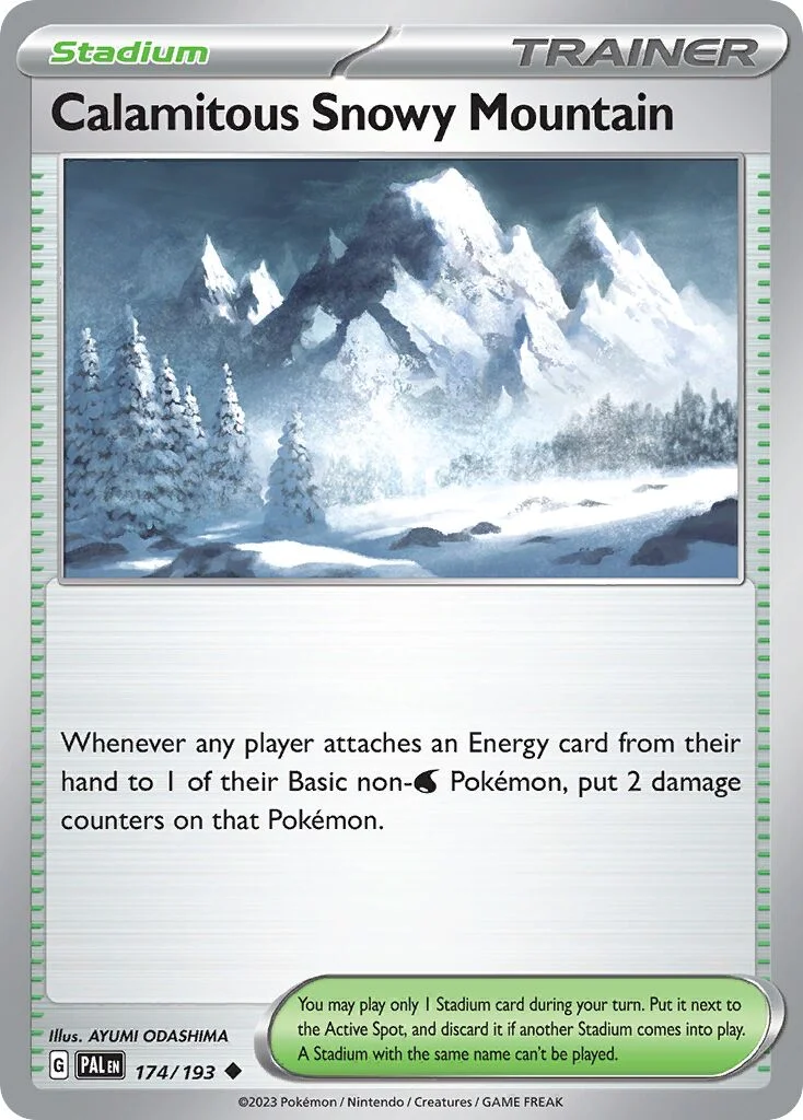 Calamitous Snowy Mountain 「PAL 174/193」「EN」