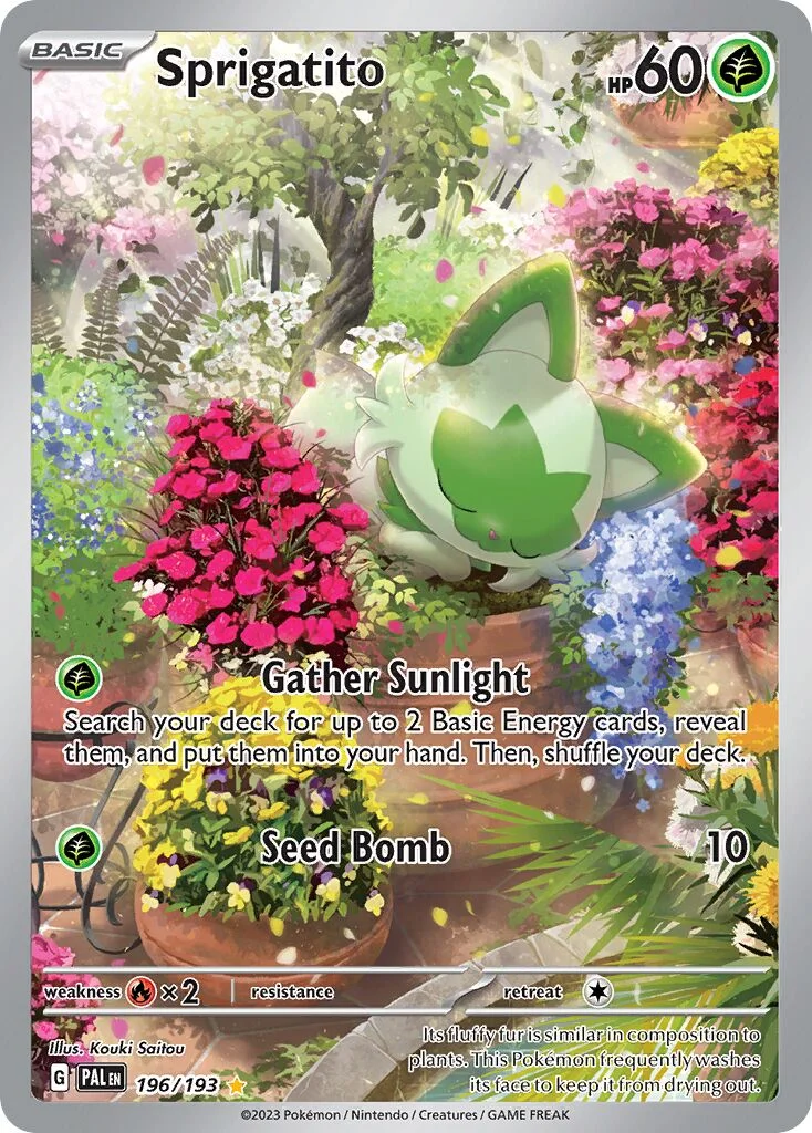 Sprigatito 「PAL 196/193」「EN」