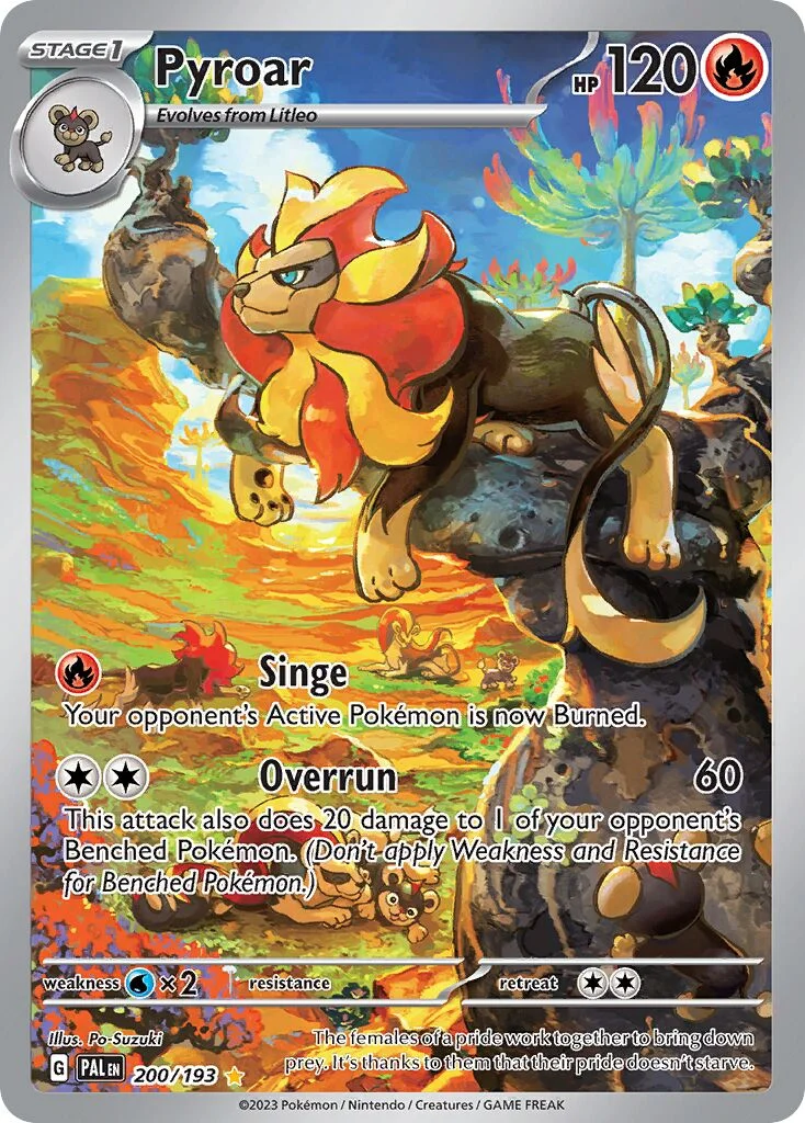 Pyroar 「PAL 200/193」「EN」