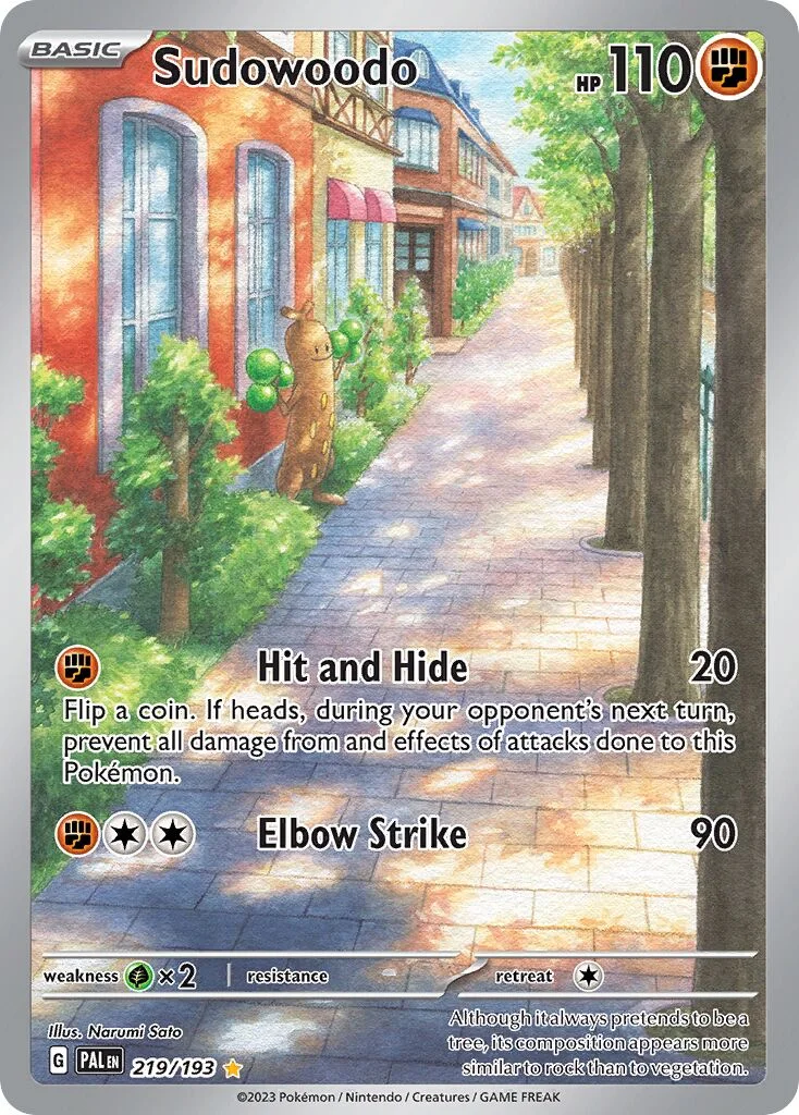 Sudowoodo 「PAL 219/193」「EN」
