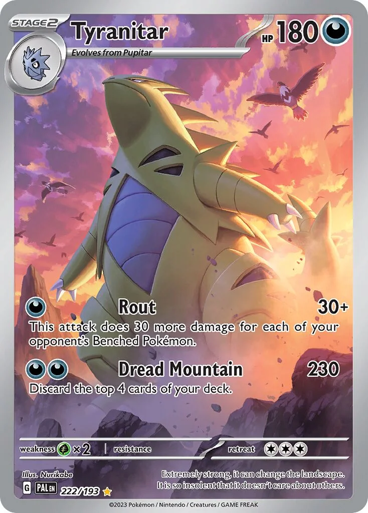 Tyranitar 「PAL 222/193」「EN」