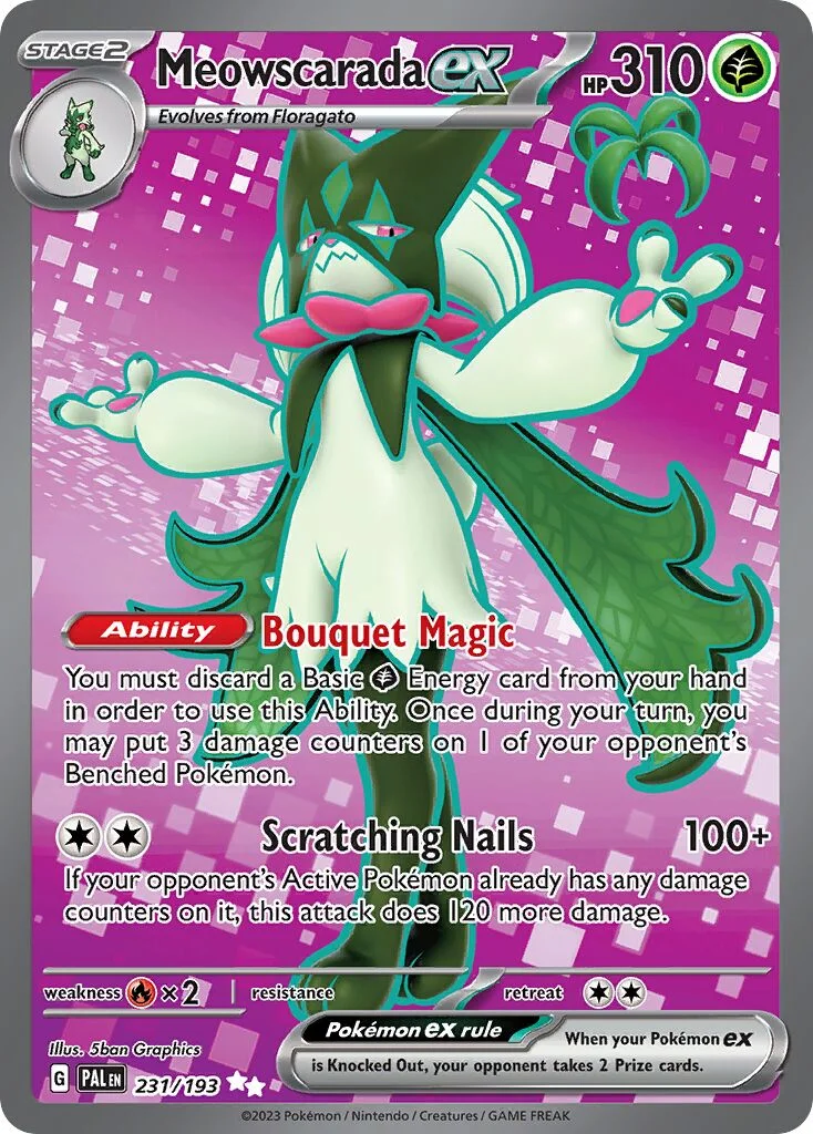 Meowscarada ex 「PAL 231/193」「EN」