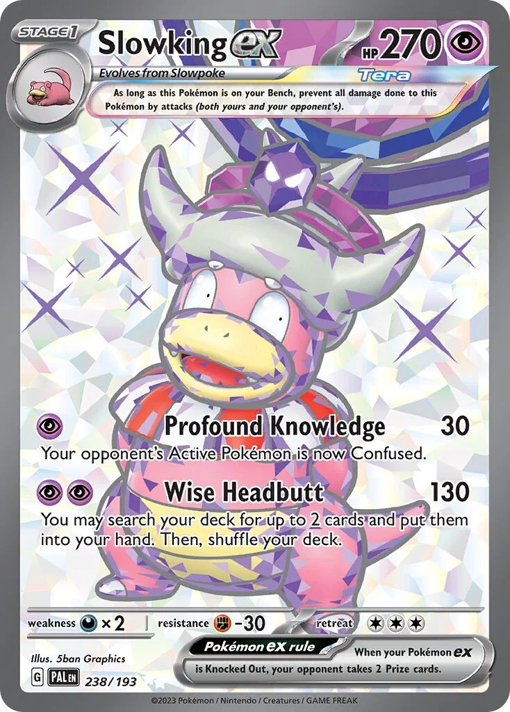 Slowking ex 「PAL 238/193」「EN」