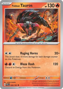 Paldean Tauros #028/193 · Pokémon