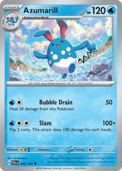 Azumarill #045/193 · Pokémon